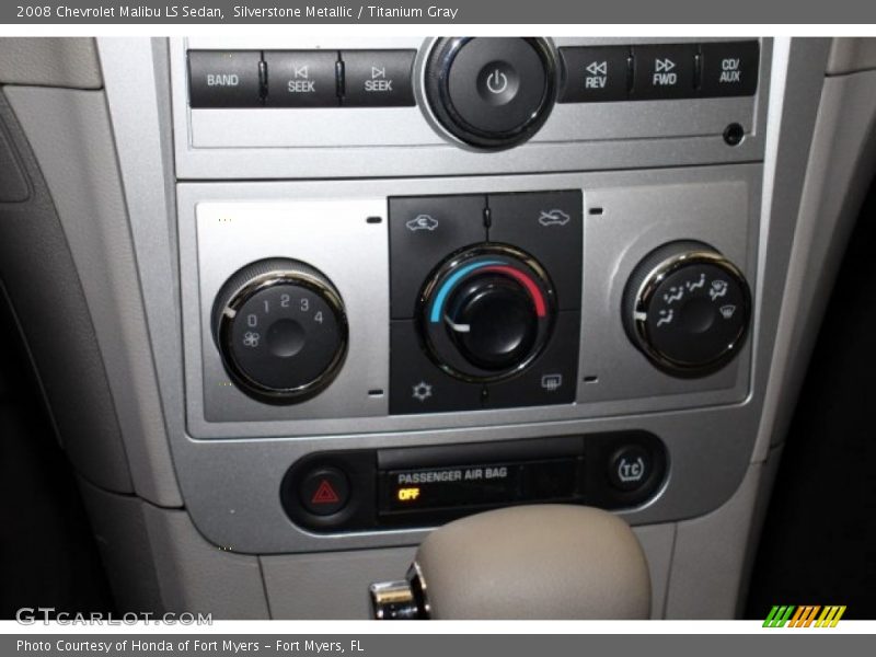 Silverstone Metallic / Titanium Gray 2008 Chevrolet Malibu LS Sedan