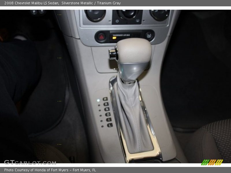 Silverstone Metallic / Titanium Gray 2008 Chevrolet Malibu LS Sedan