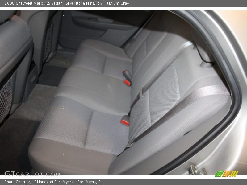 Silverstone Metallic / Titanium Gray 2008 Chevrolet Malibu LS Sedan