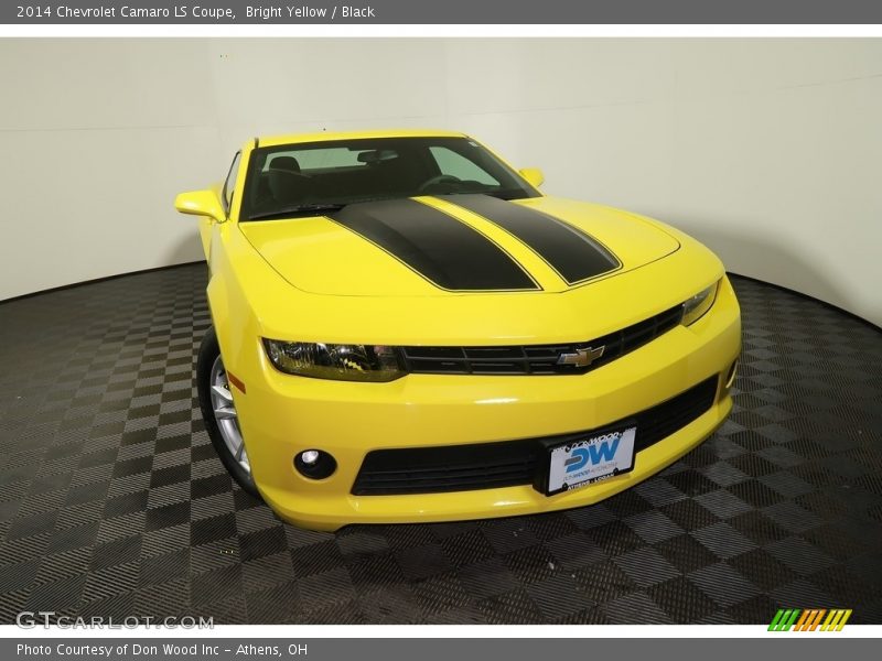 Bright Yellow / Black 2014 Chevrolet Camaro LS Coupe