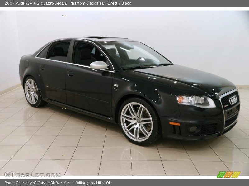 Phantom Black Pearl Effect / Black 2007 Audi RS4 4.2 quattro Sedan