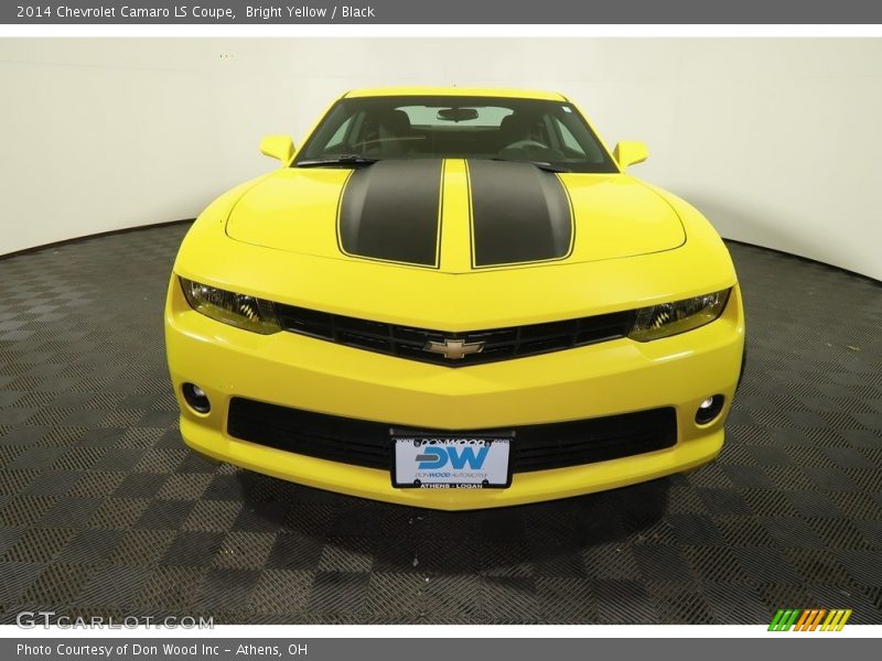 Bright Yellow / Black 2014 Chevrolet Camaro LS Coupe