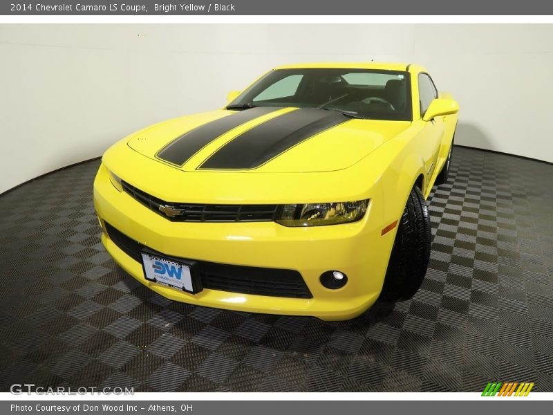Bright Yellow / Black 2014 Chevrolet Camaro LS Coupe