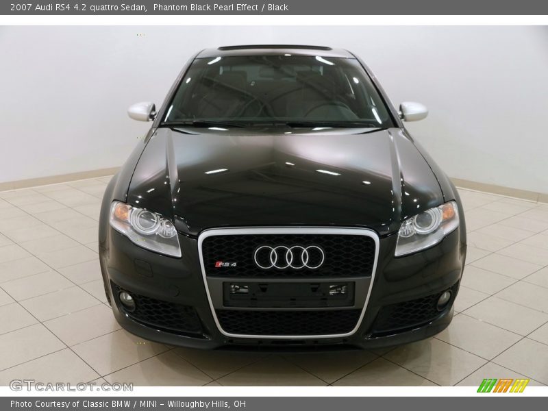 Phantom Black Pearl Effect / Black 2007 Audi RS4 4.2 quattro Sedan