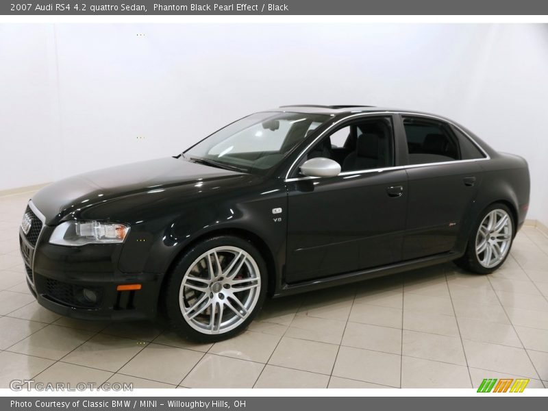 Phantom Black Pearl Effect / Black 2007 Audi RS4 4.2 quattro Sedan