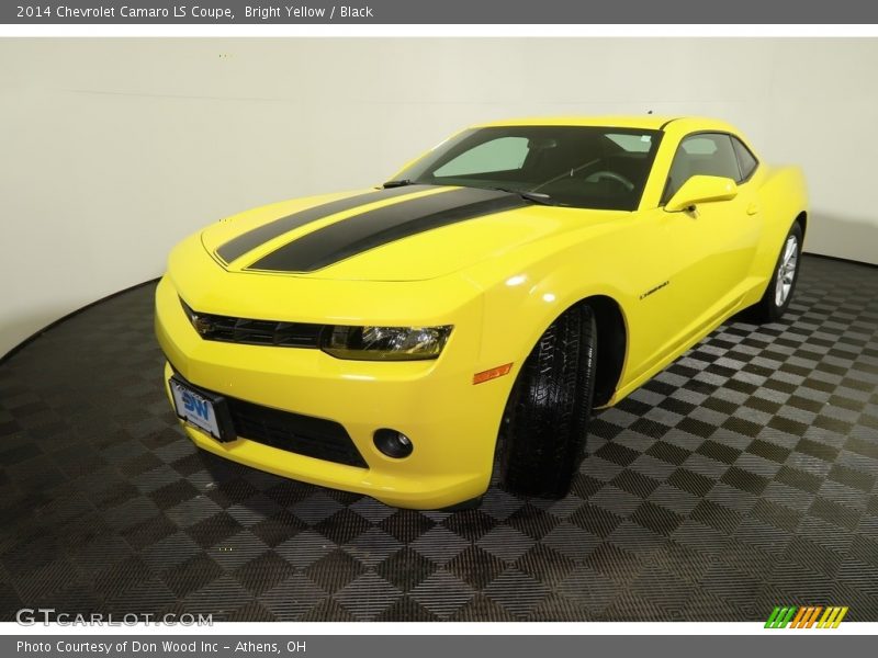 Bright Yellow / Black 2014 Chevrolet Camaro LS Coupe