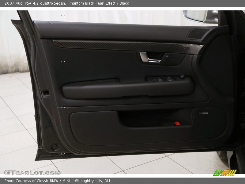 Phantom Black Pearl Effect / Black 2007 Audi RS4 4.2 quattro Sedan