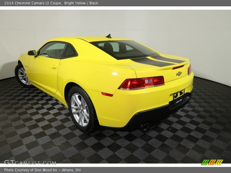 Bright Yellow / Black 2014 Chevrolet Camaro LS Coupe