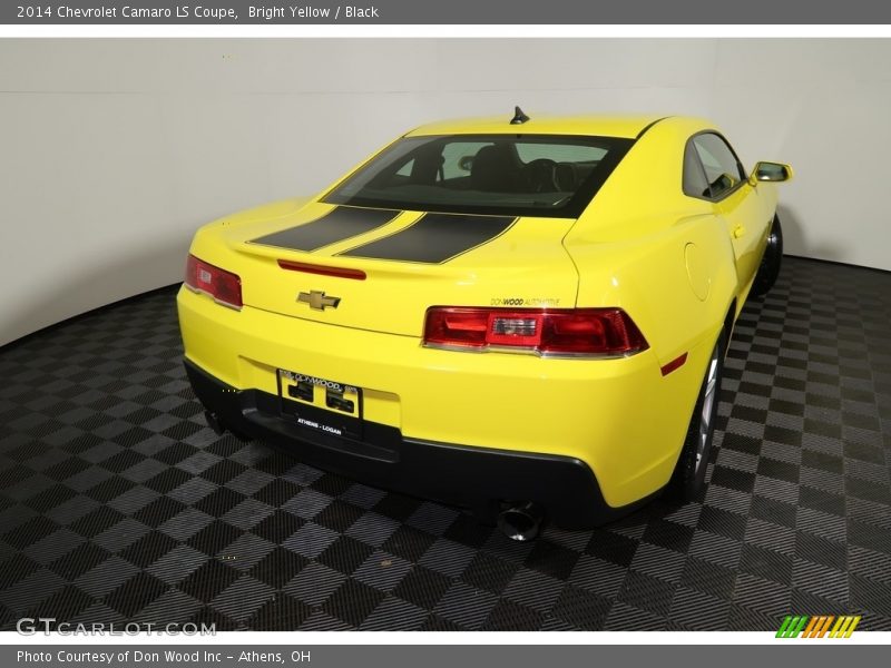 Bright Yellow / Black 2014 Chevrolet Camaro LS Coupe