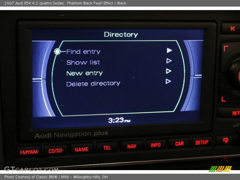 Phantom Black Pearl Effect / Black 2007 Audi RS4 4.2 quattro Sedan