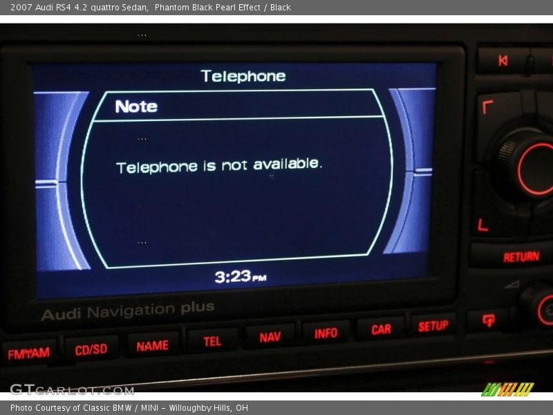 Phantom Black Pearl Effect / Black 2007 Audi RS4 4.2 quattro Sedan
