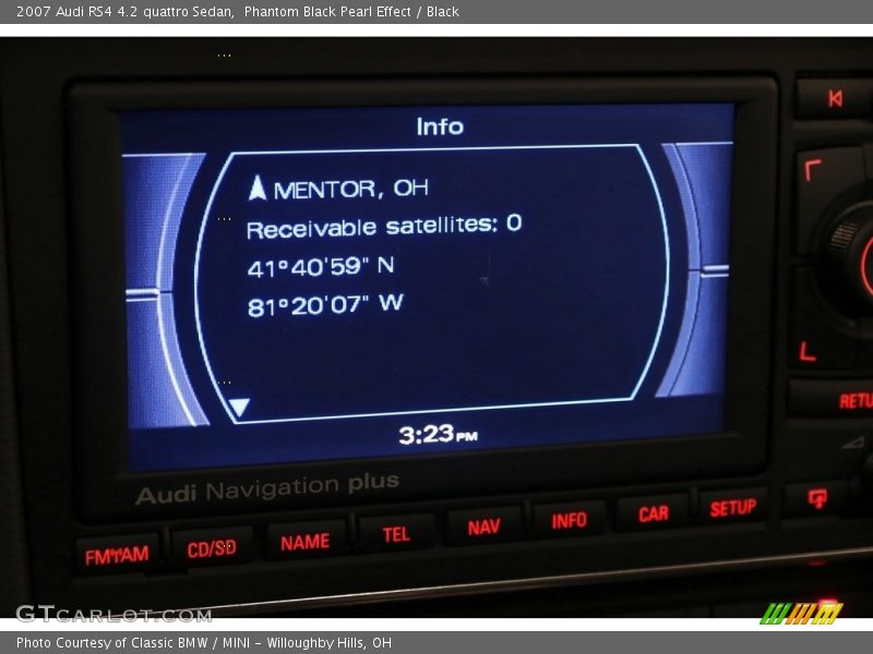 Phantom Black Pearl Effect / Black 2007 Audi RS4 4.2 quattro Sedan