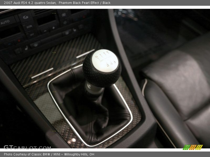 Phantom Black Pearl Effect / Black 2007 Audi RS4 4.2 quattro Sedan