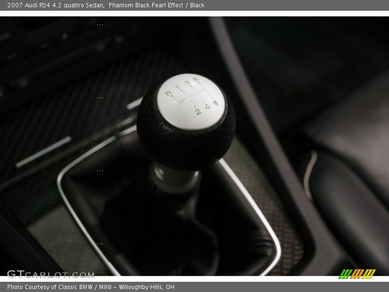 Phantom Black Pearl Effect / Black 2007 Audi RS4 4.2 quattro Sedan