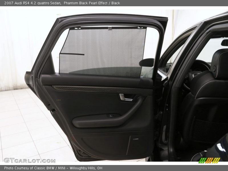 Phantom Black Pearl Effect / Black 2007 Audi RS4 4.2 quattro Sedan