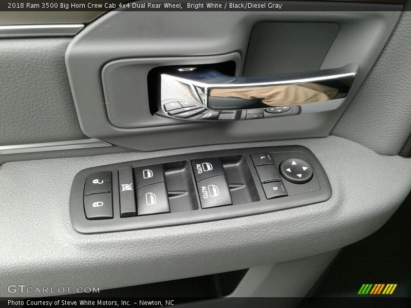 Bright White / Black/Diesel Gray 2018 Ram 3500 Big Horn Crew Cab 4x4 Dual Rear Wheel