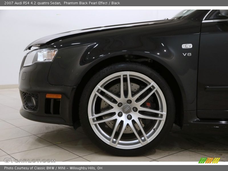 Phantom Black Pearl Effect / Black 2007 Audi RS4 4.2 quattro Sedan