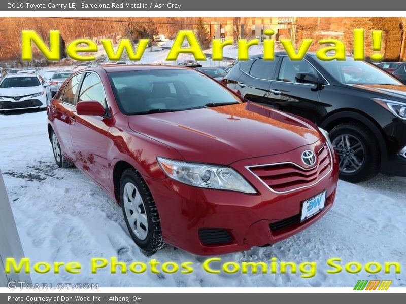 Barcelona Red Metallic / Ash Gray 2010 Toyota Camry LE