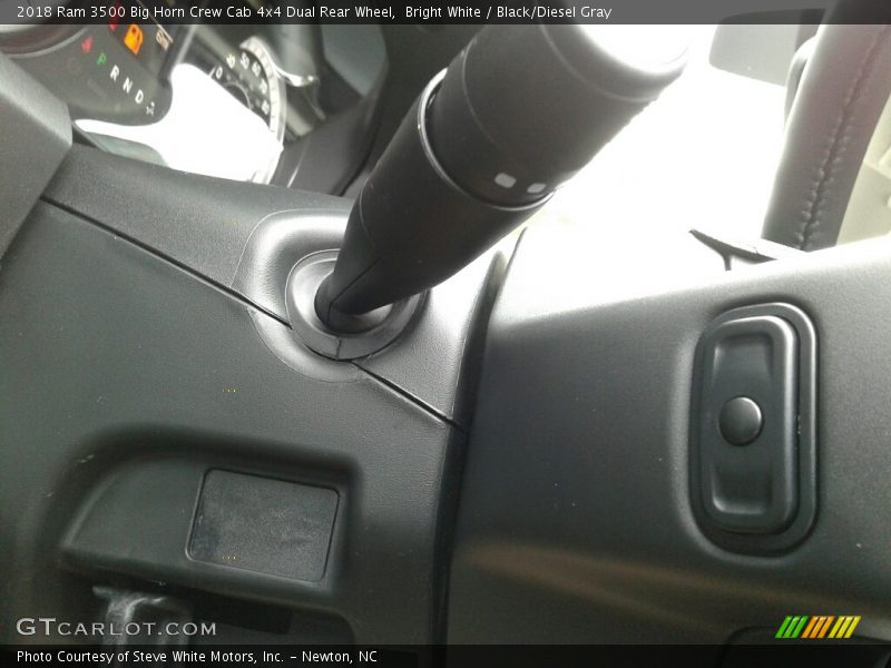 Bright White / Black/Diesel Gray 2018 Ram 3500 Big Horn Crew Cab 4x4 Dual Rear Wheel