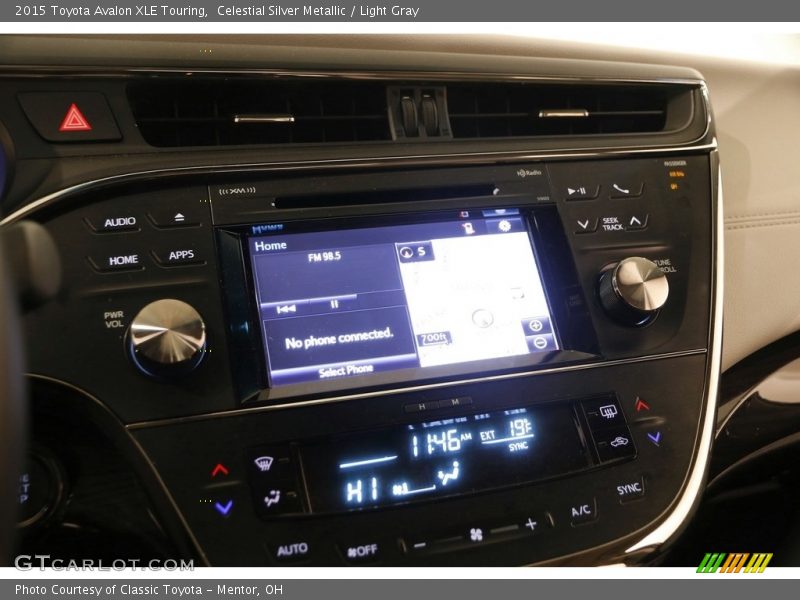 Celestial Silver Metallic / Light Gray 2015 Toyota Avalon XLE Touring