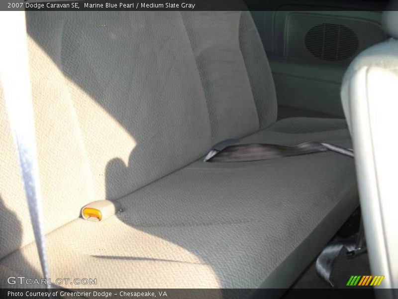 Marine Blue Pearl / Medium Slate Gray 2007 Dodge Caravan SE