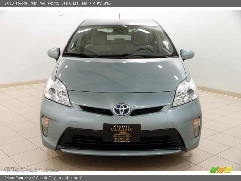 Sea Glass Pearl / Misty Gray 2013 Toyota Prius Two Hybrid