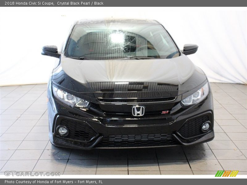 Crystal Black Pearl / Black 2018 Honda Civic Si Coupe