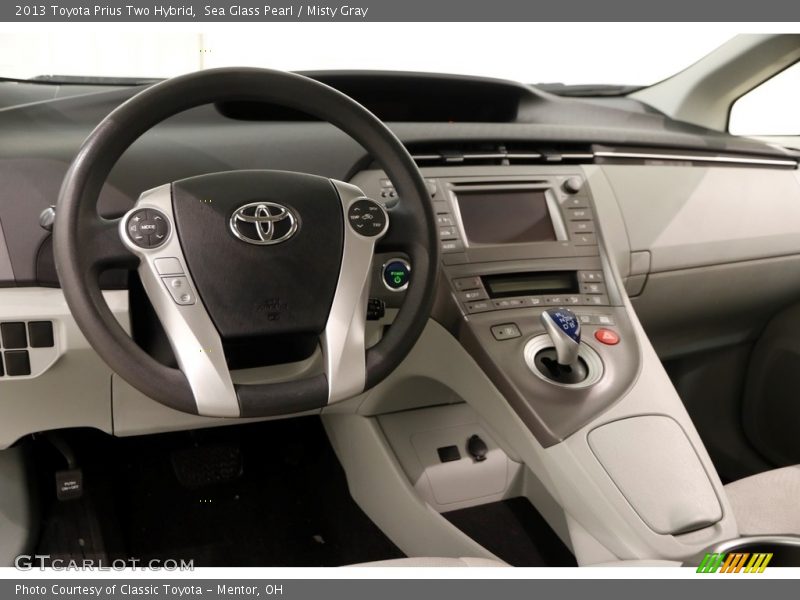 Sea Glass Pearl / Misty Gray 2013 Toyota Prius Two Hybrid