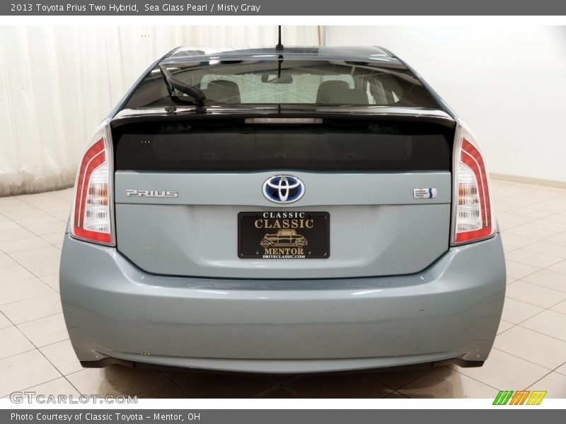 Sea Glass Pearl / Misty Gray 2013 Toyota Prius Two Hybrid