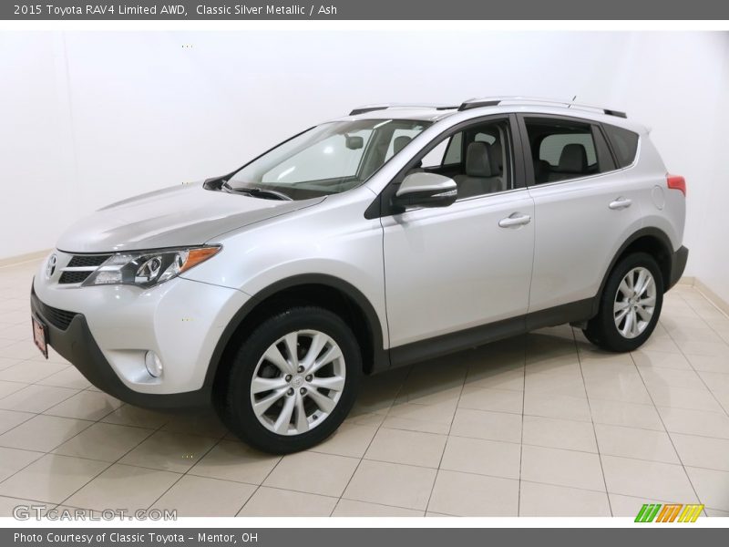 Classic Silver Metallic / Ash 2015 Toyota RAV4 Limited AWD