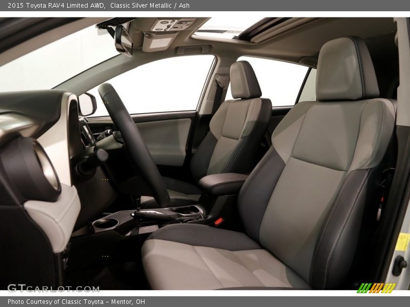 Classic Silver Metallic / Ash 2015 Toyota RAV4 Limited AWD
