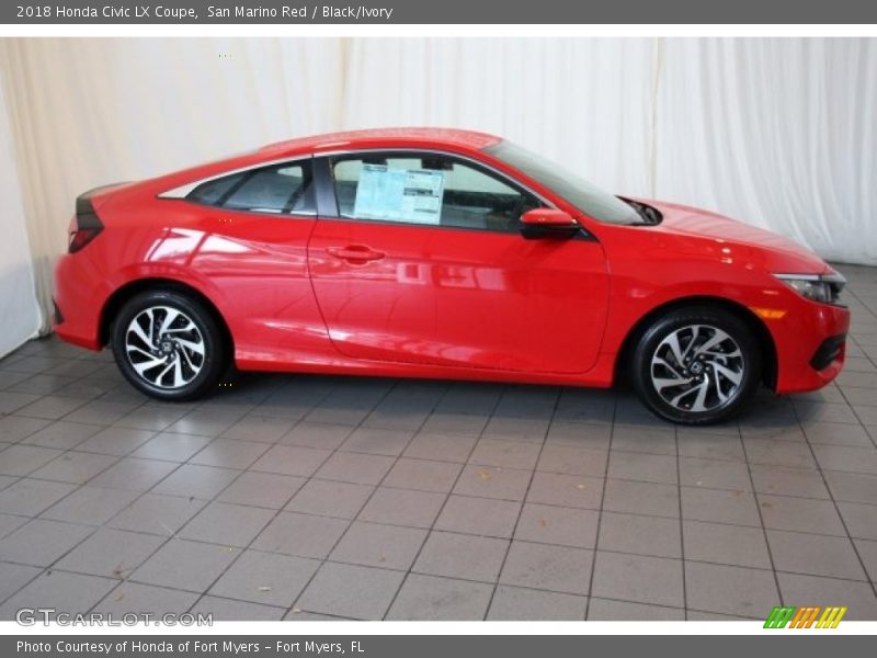  2018 Civic LX Coupe San Marino Red