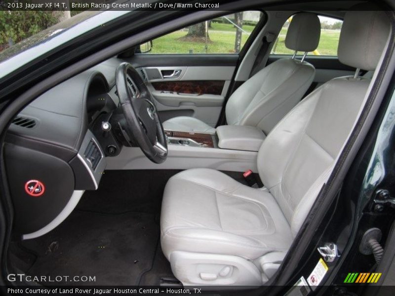 British Racing Green Metallic / Dove/Warm Charcoal 2013 Jaguar XF I4 T