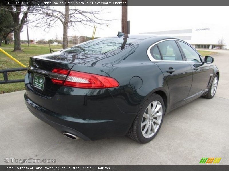 British Racing Green Metallic / Dove/Warm Charcoal 2013 Jaguar XF I4 T