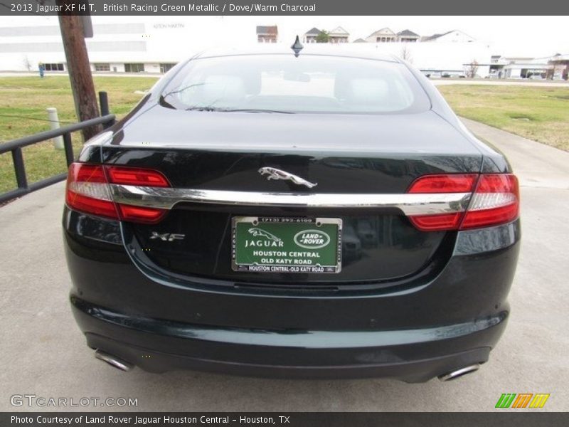 British Racing Green Metallic / Dove/Warm Charcoal 2013 Jaguar XF I4 T