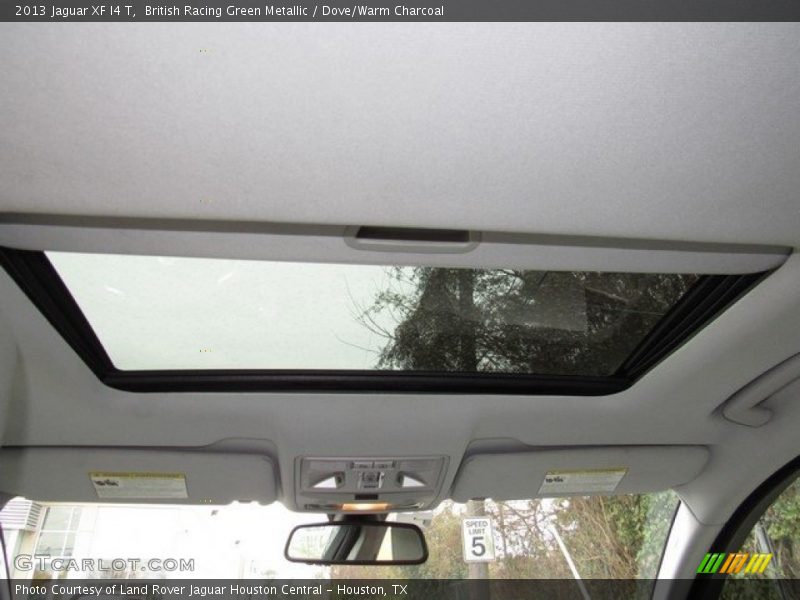 British Racing Green Metallic / Dove/Warm Charcoal 2013 Jaguar XF I4 T