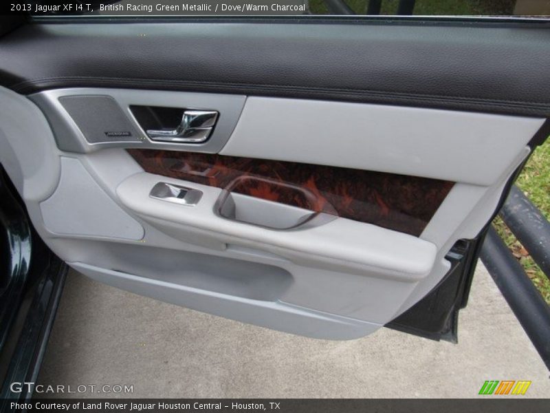 British Racing Green Metallic / Dove/Warm Charcoal 2013 Jaguar XF I4 T