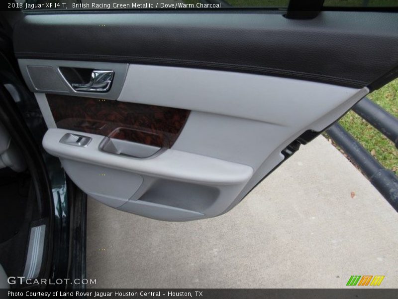 British Racing Green Metallic / Dove/Warm Charcoal 2013 Jaguar XF I4 T