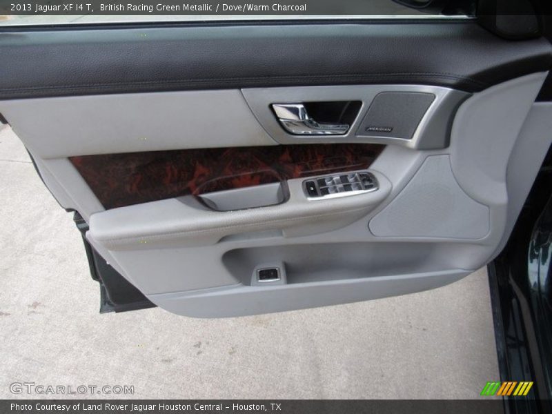 British Racing Green Metallic / Dove/Warm Charcoal 2013 Jaguar XF I4 T
