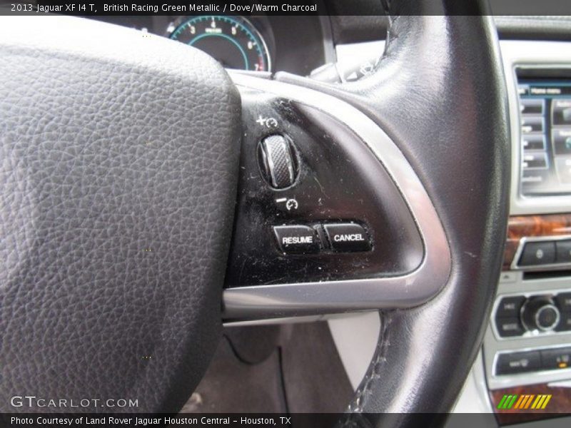 British Racing Green Metallic / Dove/Warm Charcoal 2013 Jaguar XF I4 T