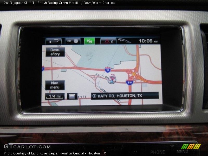 British Racing Green Metallic / Dove/Warm Charcoal 2013 Jaguar XF I4 T