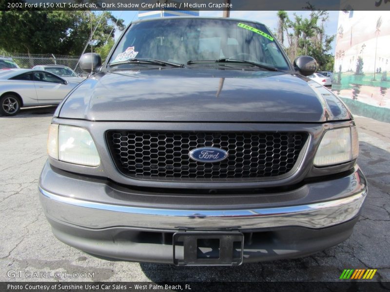 Dark Shadow Grey Metallic / Medium Graphite 2002 Ford F150 XLT SuperCab