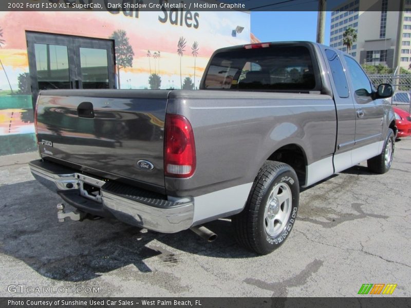 Dark Shadow Grey Metallic / Medium Graphite 2002 Ford F150 XLT SuperCab