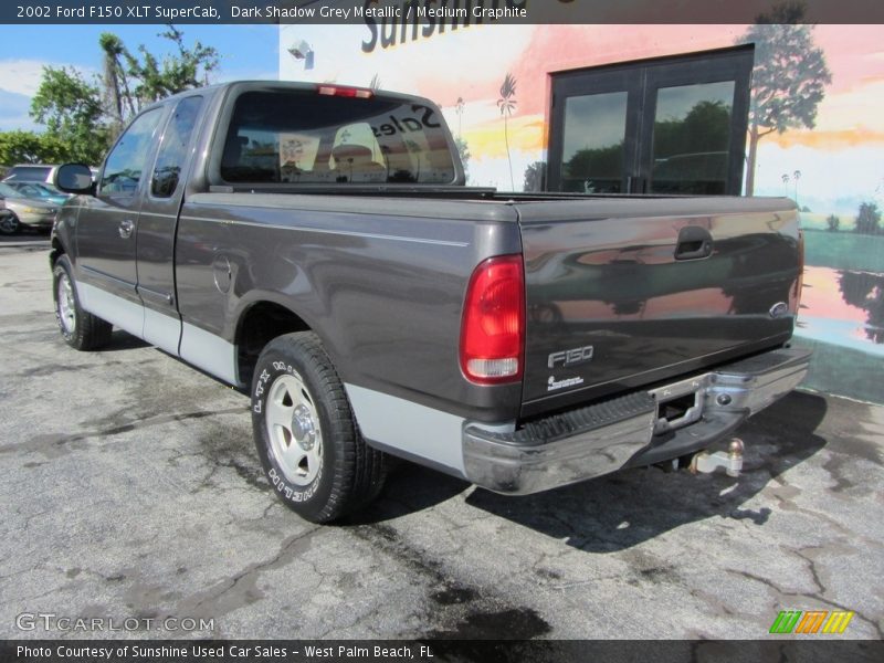 Dark Shadow Grey Metallic / Medium Graphite 2002 Ford F150 XLT SuperCab