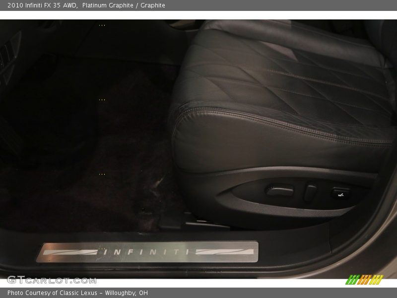 Platinum Graphite / Graphite 2010 Infiniti FX 35 AWD
