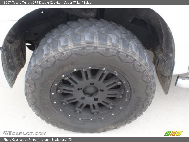 Super White / Beige 2007 Toyota Tundra SR5 Double Cab 4x4