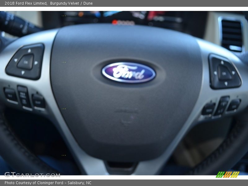 Burgundy Velvet / Dune 2018 Ford Flex Limited