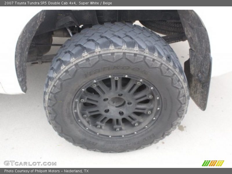 Super White / Beige 2007 Toyota Tundra SR5 Double Cab 4x4