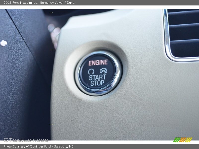 Burgundy Velvet / Dune 2018 Ford Flex Limited