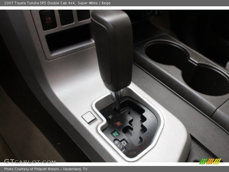 Super White / Beige 2007 Toyota Tundra SR5 Double Cab 4x4